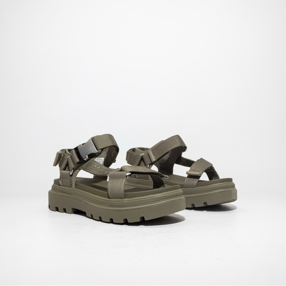 Palladium Pallacruise Strap Sandals In Dusky Green - Picture 4 of 7